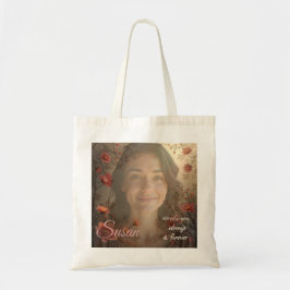 Custom Portrait for Her – Personalized Photo Gift Tote Bag
