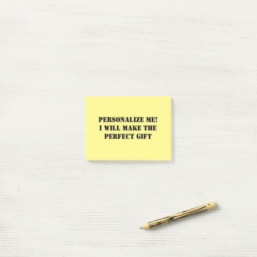 Custom post zijn, grappige post het notities, kant post-it® notes (Op bureau)