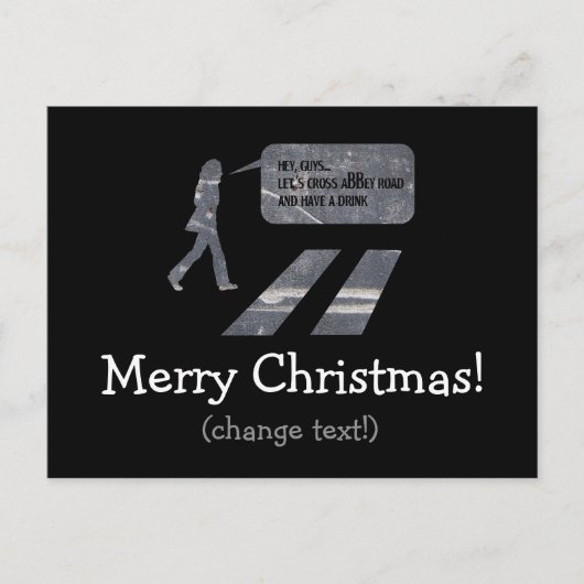 CUSTOM POSTAL SERVICE FEESTDAGENKAART (Voorkant)