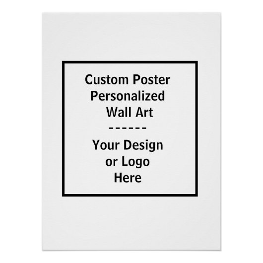Custom Poster - Personalized Wall Art Print (Voorkant)