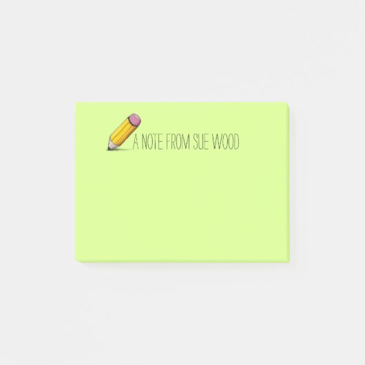 Custom Potcil Graphic Post-it® notes (Voorkant)