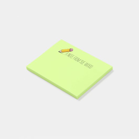 Custom Potcil Graphic Post-it® notes (Schuin)
