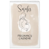 Custom Pregnancy Calendar, 9 Months Maternity Kalender (Hoes)