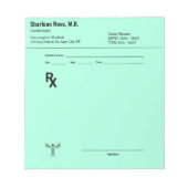 Custom Prescription Notepad – Editable Doctor RX Notitieblok (Voorkant)