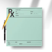 Custom Prescription Pad for Doctor Pharmacist Rx Notitieblok