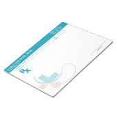 Custom Prescription Pad Template | Editable RX Not Notitieblok (Schuin)