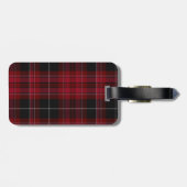 Custom Pride of Wales Tartan Pset Bagagelabel (Achterkant horizontaal)