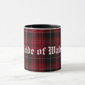 Custom Pride of Wales Tartan Pset Mok (Midden)