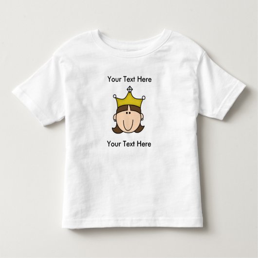 CUSTOM PRINCES BRUIN T-shirt (Voorkant)