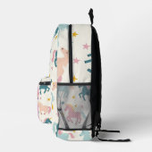 Custom Princess Unicorn Bedrukte Rugzak (Rechts)