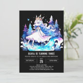 Custom Princess Verjaardag Kaart (Staand voorkant)