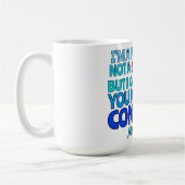 Custom Principal Grappig Geen SUPERHELD Koffiemok (Links)