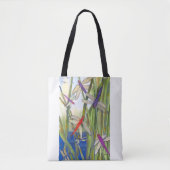 Custom Print Dragonflies Canvas tas (Voorkant)