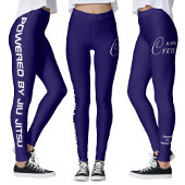 Custom Print Jiu Jitsu Crew Blue Spats Leggings