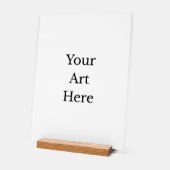 Custom Print Multiple Sizes Acryl Bord (Hoek)