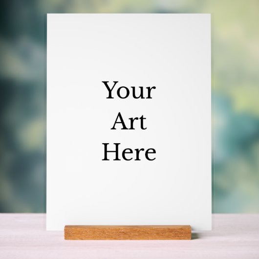 Custom Print Multiple Sizes Acryl Bord (Neutraal)