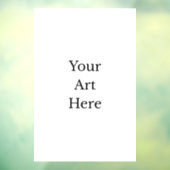 Custom Print Multiple Sizes Raamsticker (Vel 3)