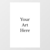 Custom Print Multiple Sizes Raamsticker (Vel)