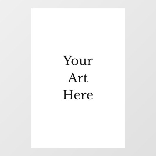 Custom Print Multiple Sizes Raamsticker (Vel)