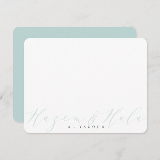 CUSTOM PRINT ORDER etsy ontwerp voor Hala Bedankkaart (Voorkant / Achterkant)