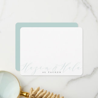 CUSTOM PRINT ORDER etsy ontwerp voor Hala Bedankkaart