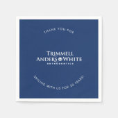 CUSTOM PRINT ORDER voor Kelsey - 20e glimlach Servet (Voorkant)