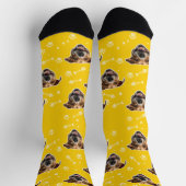 Custom Print Uw Foto Pet Face Sokken Personalisere (Top)