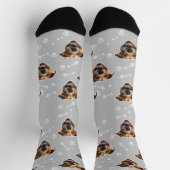 Custom Print Uw Foto Pet Face Sokken Personalisere (Top)