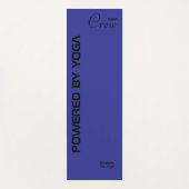 Custom Print Yoga Crew Deep Blue Yogamat (Voorkant)
