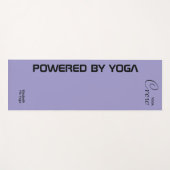 Custom Print Yoga Crew Ocean Pale Purple Yogamat (Voorkant (horizontaal))