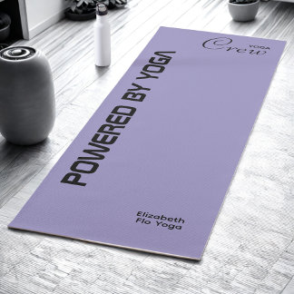Custom Print Yoga Crew Ocean Pale Purple Yogamat