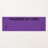 Custom Print Yoga Crew Royal Purple Yogamat (Voorkant (horizontaal))
