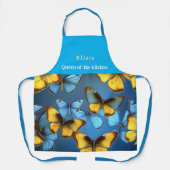 Custom Printed Apron. Stylish Kitchen Wear  Schort (Voorkant)
