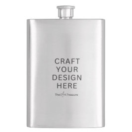 Custom Printed Classic Flask Upload Your Design Flacon