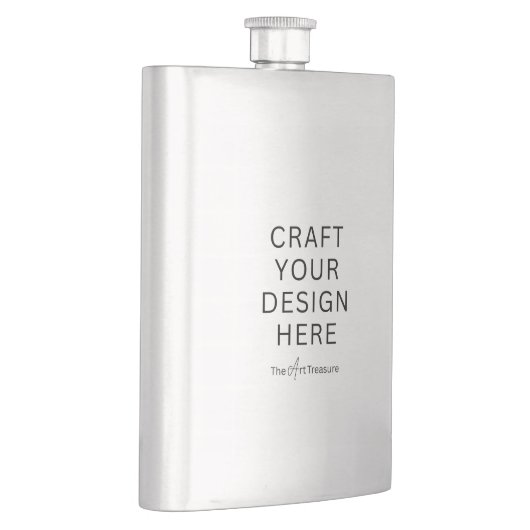 Custom Printed Classic Flask Upload Your Design Flacon (Rechts)