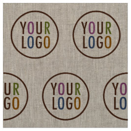 Custom Printed Fabric Business Logo Promotie Stof