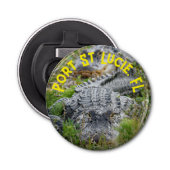 "Custom Printed" Gators Magneetflesopener Button Flesopener (Voorkant)