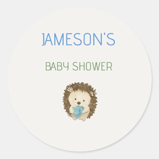 Custom Printed Stickers Personalized Party | Elega (Voorkant)