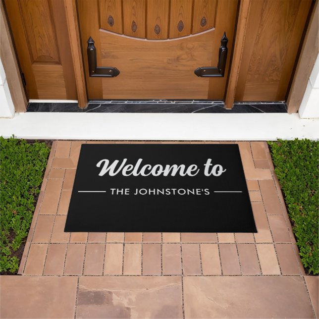 Custom Printed Welcome Mat with Name or Design (Buiten)
