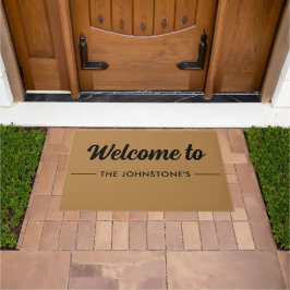 Custom Printed Welcome Mat with Name or Design