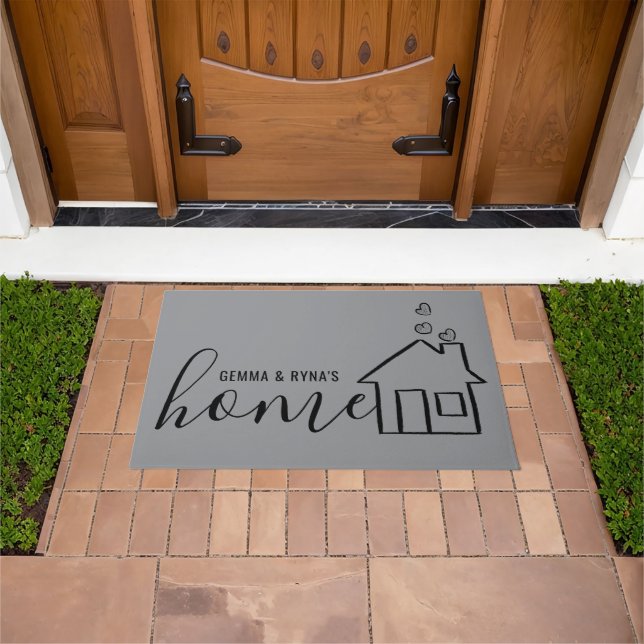 Custom Printed Welcome Mat with Text or Design (Buiten)