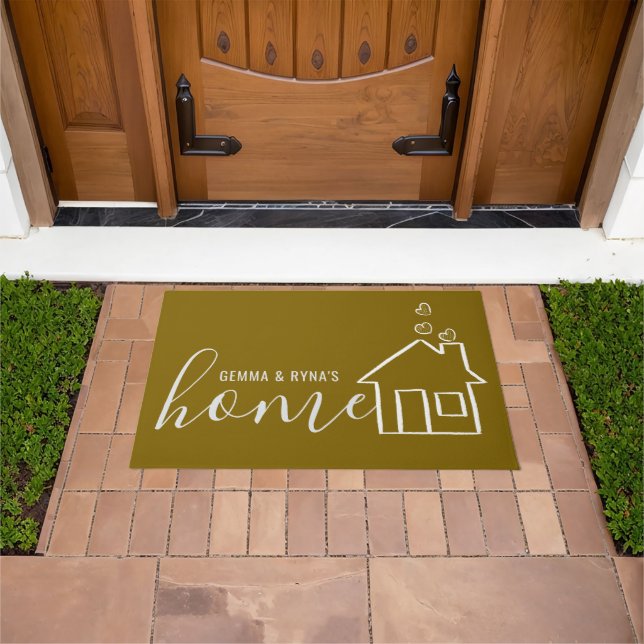 Custom Printed Welcome Mat with Text or Design (Buiten)