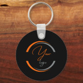 custom professional business logo only sleutelhanger (Voorkant)
