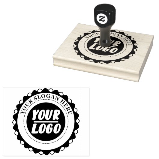 Custom Professional Business Logo Rubberstempel (Gestempeld)