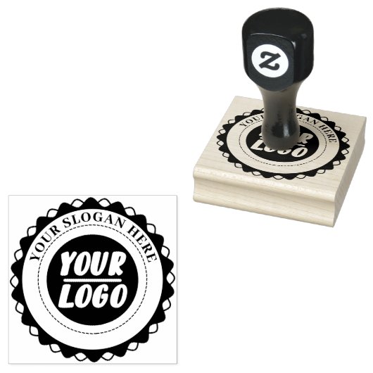 Custom Professional Business Logo Rubberstempel (Gestempeld)