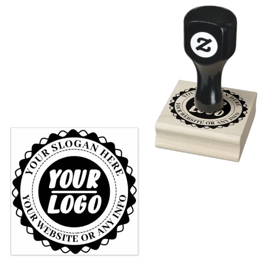 Custom Professional Business Logo Rubberstempel (Gestempeld)