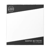 Custom Professional Company Logo Notitieblok (Voorkant)