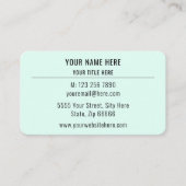 Custom Professional Design Visitekaartje met Logo (Voorkant)