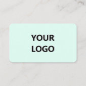 Custom Professional Design Visitekaartje met Logo (Achterkant)