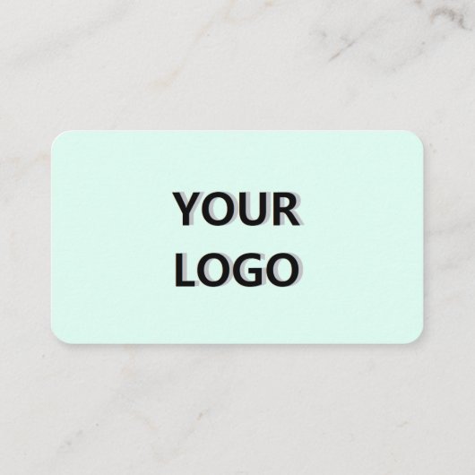 Custom Professional Design Visitekaartje met Logo (Achterkant)